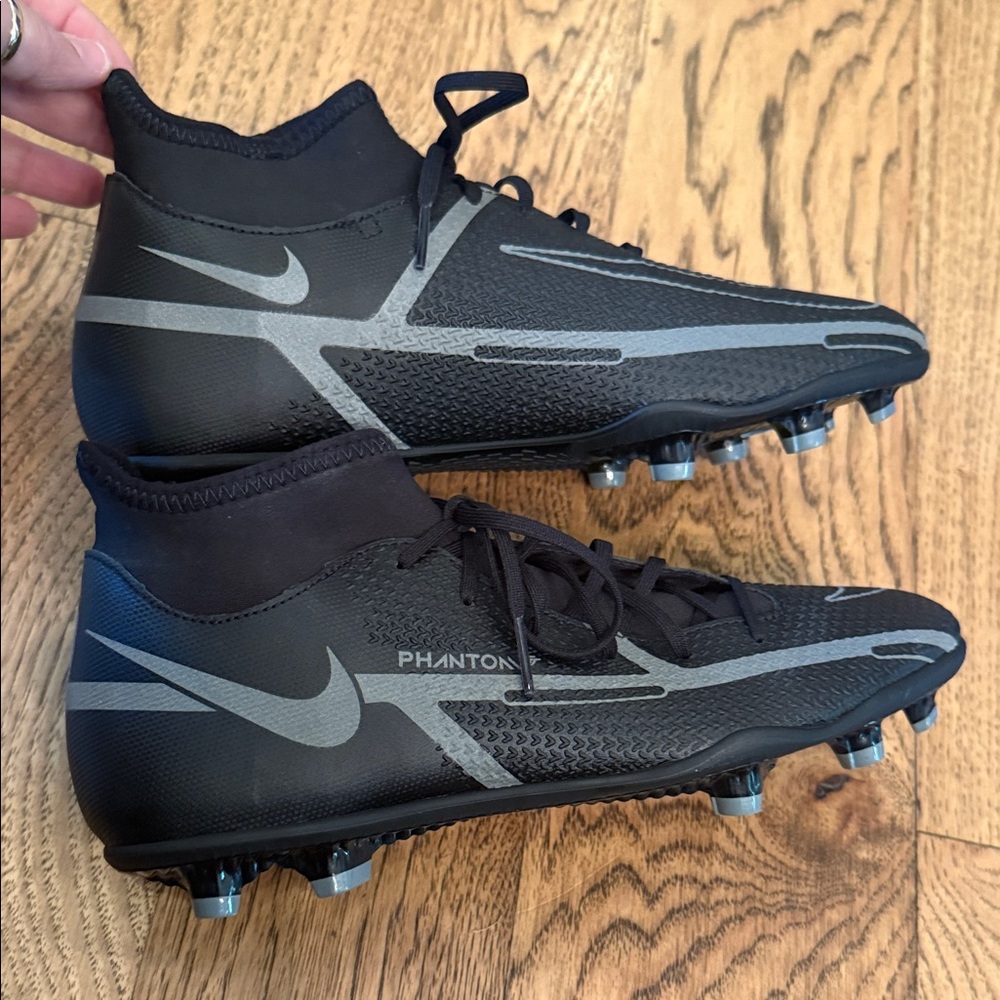 Nike Phantom GTZ DF/MG black and iron gray Cleat. New without Box - Picture 4 of 5